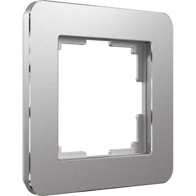 Рамка на 1 пост WERKEL W0012606 Platinum алюминий