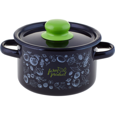 Цилиндрическая эмалированная кастрюля appetite Berry 2.9 л 1с16с/1