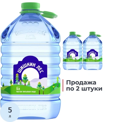 Вода питьевая Шишкин Лес негаз ПЭТ 5л