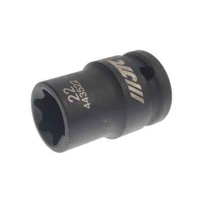 Головка торцевая ударная JTC 6-гранная 1/2" х E22