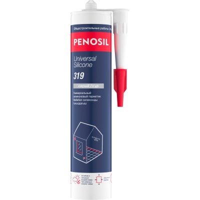 Герметик силиконовый универсальный PENOSIL Universal Silicone 319 280 мл серый