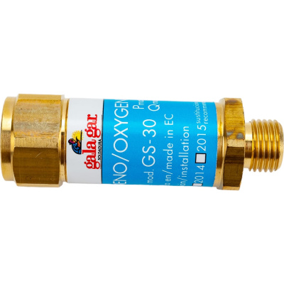 Защитный клапан от обратного удара для кислородного редуктора OX 1/4" Galagar