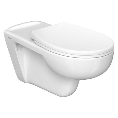 Подвесной безободковый унитаз VITRA Conforma с сиденьем для людей с ограниченными возможностями