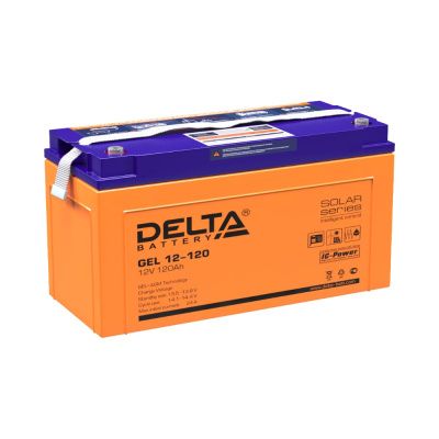 Батарея аккумуляторная Delta GEL 12-120 используется в системах солнечной и ветроэнергетики