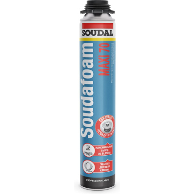 Пистолетная монтажная пена Soudal Соудафоам Макси 70