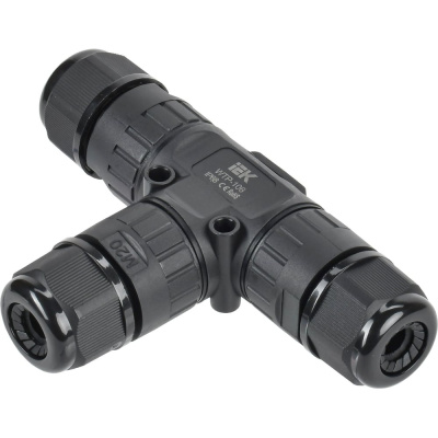 Коннектор кабельный герметичный IEK wtp-106 3 pin ip68
