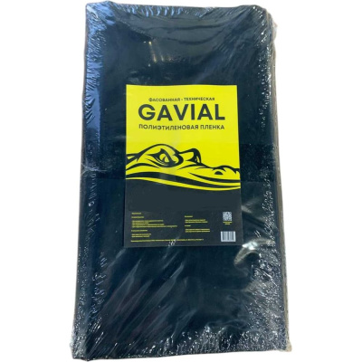 Техническая черная полиэтиленовая пленка GAVIAL 100 мкм 3x10 м