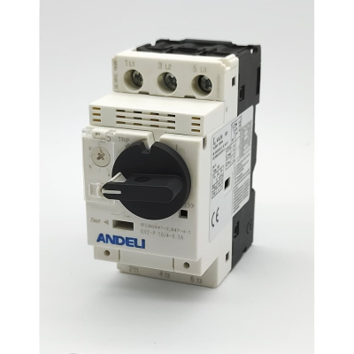 Пускатель ANDELI gv2-p10 4a~6.3a с поворотной ручкой