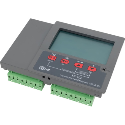 Регулятор реактивной мощности Dekraft КР-102, 400 В, 12 ступеней, RS485