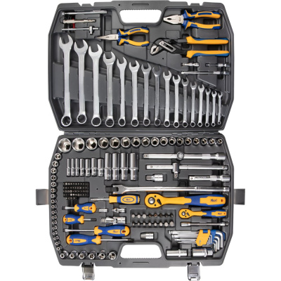Набор инструментов KRAFT 1/2" и 1/4", 165 предметов KT