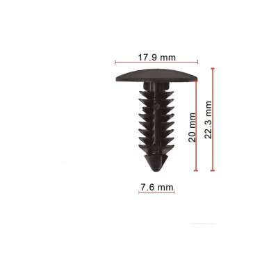 Пистон 10 шт AVERS 1605396-10 - фиксатор обшивки багажника для Chevrolet/GM
