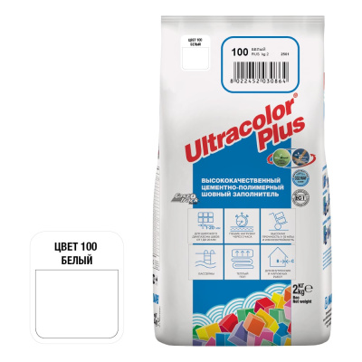 Затирка для швов MAPEI ULTRACOLOR PLUS №100