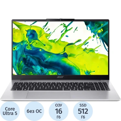 Ноутбук Acer AL15-74P-569P(NX.DQSCD.002)Ul5-125H/16Gb/512Gb SSD/15.6/NoOS