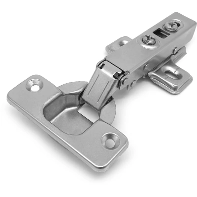 Петля УЗК_мини StahlBuro 103х62 D26 Clip-On полунакладная(15904)хром 2шт/уп