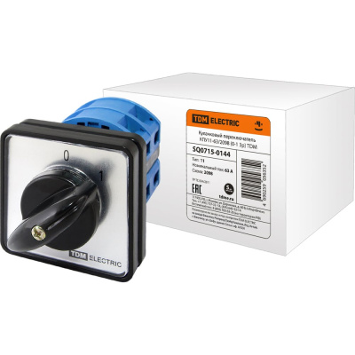Кулачковый переключатель КПУ11-63/2098 TDM ELECTRIC