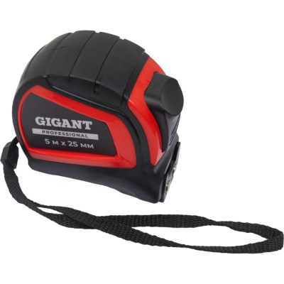 Рулетка Gigant Professional с автостопом 5м 25мм GPGW-03 пригодится в хозяйстве и на строительной площадке