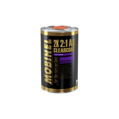 Лак Mobihel Anti-Scratch HS бесцветный 2К, акриловый, банка 1 л