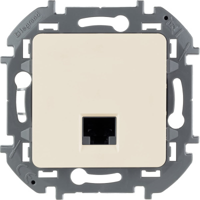Информационная розетка RJ 45 Legrand - категория 6 - UTP - INSPIRIA - слоновая кость