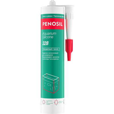 Герметик силиконовый PENOSIL Aquarium Silicone 328 для аквариумов 280 мл бесцветный