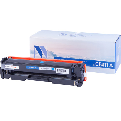Картридж лазерный NV PRINT (NV-CF411A) для HP M377dw/M452nw/M477fdn/M477fdw, голубой, ресурс 2300 страниц
