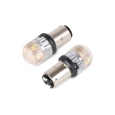 Светодиод KRAFT P21/5W (BAY15d) 10-30v (white) Pro (2 шт. Европодвес) KT