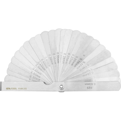 Веерообразный набор щупов Ceta Form 25 щупов