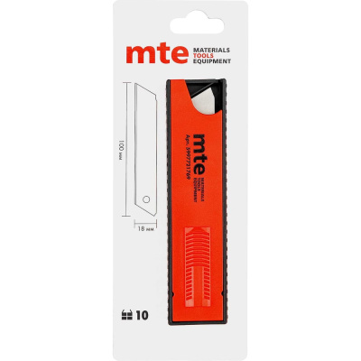 Несегментированное, неломкое лезвие для ножа MTE 18 мм