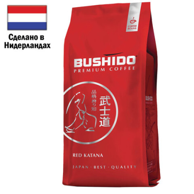 Кофе Bushido Red Katana в зернах, 1кг