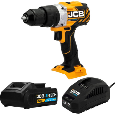 Эта высокопроизводительная аккумуляторная дрель от JCB — идеальный инструмент для сверления