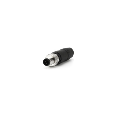 Соединитель клеммный VELLEDQ M8-M03T, Вилка, Прямой с клеммником, Пластик 3-PIN IP6560 AC/DC, 08-00024638