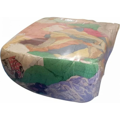 Ветошь ОФИСМАГ махровая, лоскуты 40x60 см (±10 см), плотность 100-560 г/кв. м, 80 хлопок, 20 синтетика, 10 кг LAUT2-07