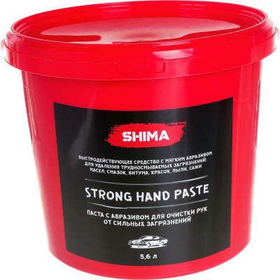 Паста с абразивом для очистки рук SHIMA DETAILER STRONG HAND PASTE 5.6 л