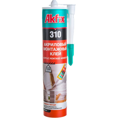 Жидкие гвозди на акриловой основе Akfix 310 310 мл