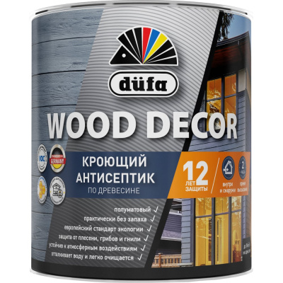 Антисептик Dufa WOOD DECOR белый 0,9л
