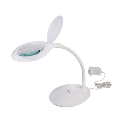Настольная лупа Veber 8611 3D 3 дптр, 127мм с подсветкой LED