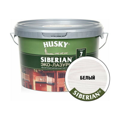Эко-лазурь HUSKY белый 2,5 л
