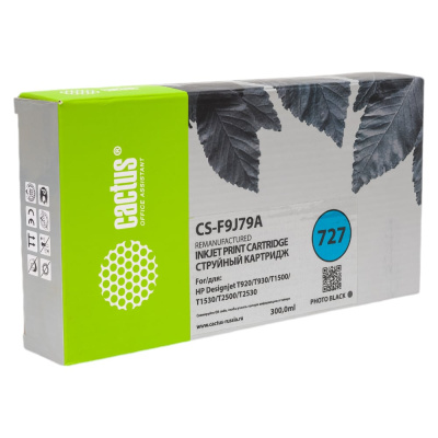 Картридж струйный для HP DJ T920/T930/T1500/T1530/T2500 Cactus CS-F9J79A 727 XXL фото