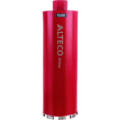Коронка алмазная ВТ (112х350 мм) ALTECO