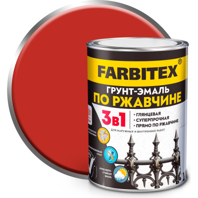 Грунт-эмаль по ржавчине Farbitex 4300013916
