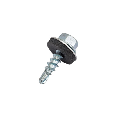 Кровельный саморез Bohrer 4,8x19, оцинкованный, 250 шт