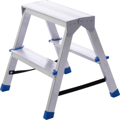 Двухсторонняя алюминиевая стремянка STAIRS AS202