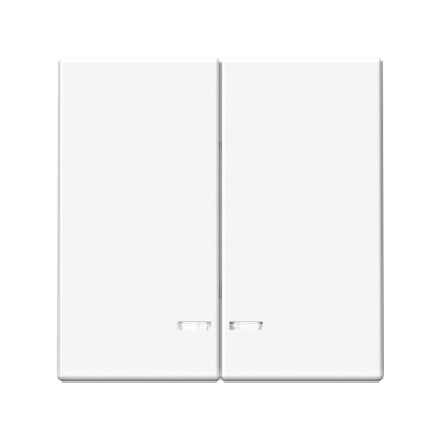 Выключатель с подсветкой 2-клавишный ArtGallery Systeme Electric 10 АХ, механизм, Лотос