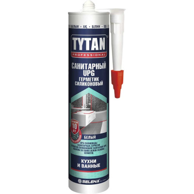 Санитарный силиконовый герметик Tytan PROFESSIONAL UPG белый, 280 мл