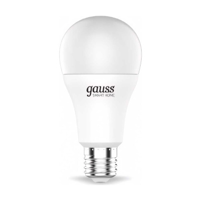 Умная Wi-fi лампочка GAUSS Smart Home RGBW E27 A60 10 Вт