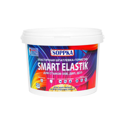 Эластичная шпатлевка-герметик для OSB SOPPKA SMART ELASTIK 2,5кг СОП-Шов2