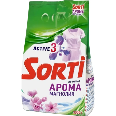Порошок стиральный Sorti Арома Магнолия Автомат 6кг