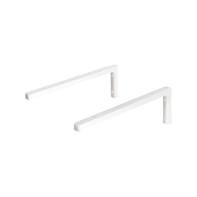 Кронштейн металлический Г-образный Primo&Mensa 15x45. Цвет белый