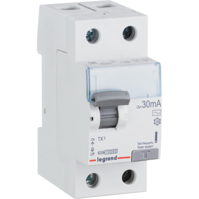 Выключатель дифференциального тока Legrand TX3 2П 63A 30MA-AC