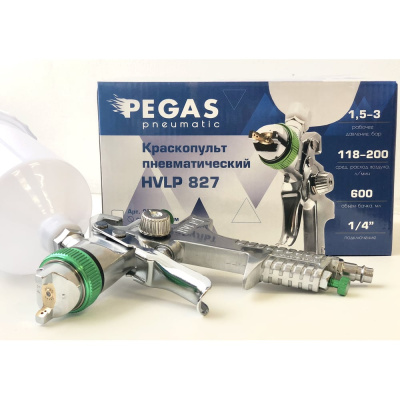 Краскопульт Pegas pneumatic HVLP827 сопло 1.4 мм