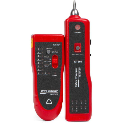 Кабельный LAN-тестер с тон-генератором КВТ KT 801 PROLINE